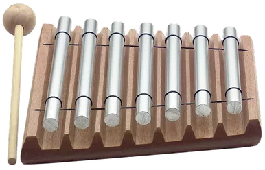 Stagg TC-7 Table Chimes, Seven Notes (C - D - E - F - G - A - B), With Mallet