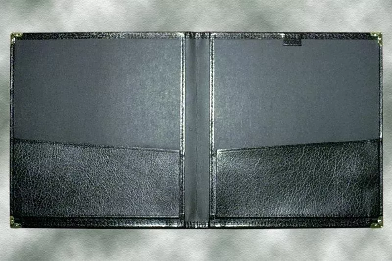 Standard Band Folio With Pencil Loop Black
