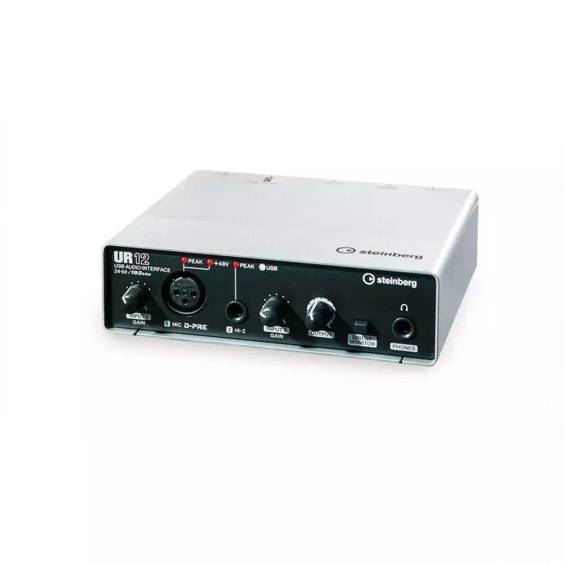Steinberg UR12 2 x 2 USB 2.0 audio interface with 1 x D-PRE and 192 kHz support