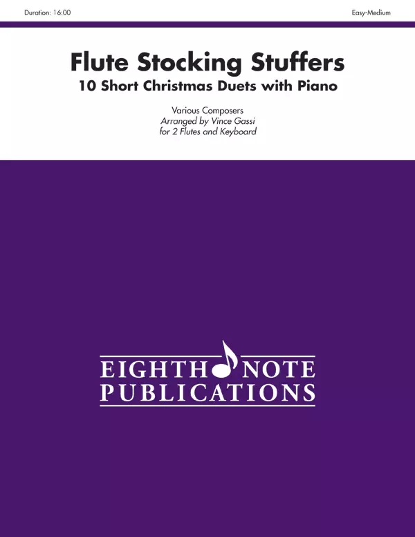Stocking Stuffers for Flute: 2 Flutes & Keyboard Part(s)