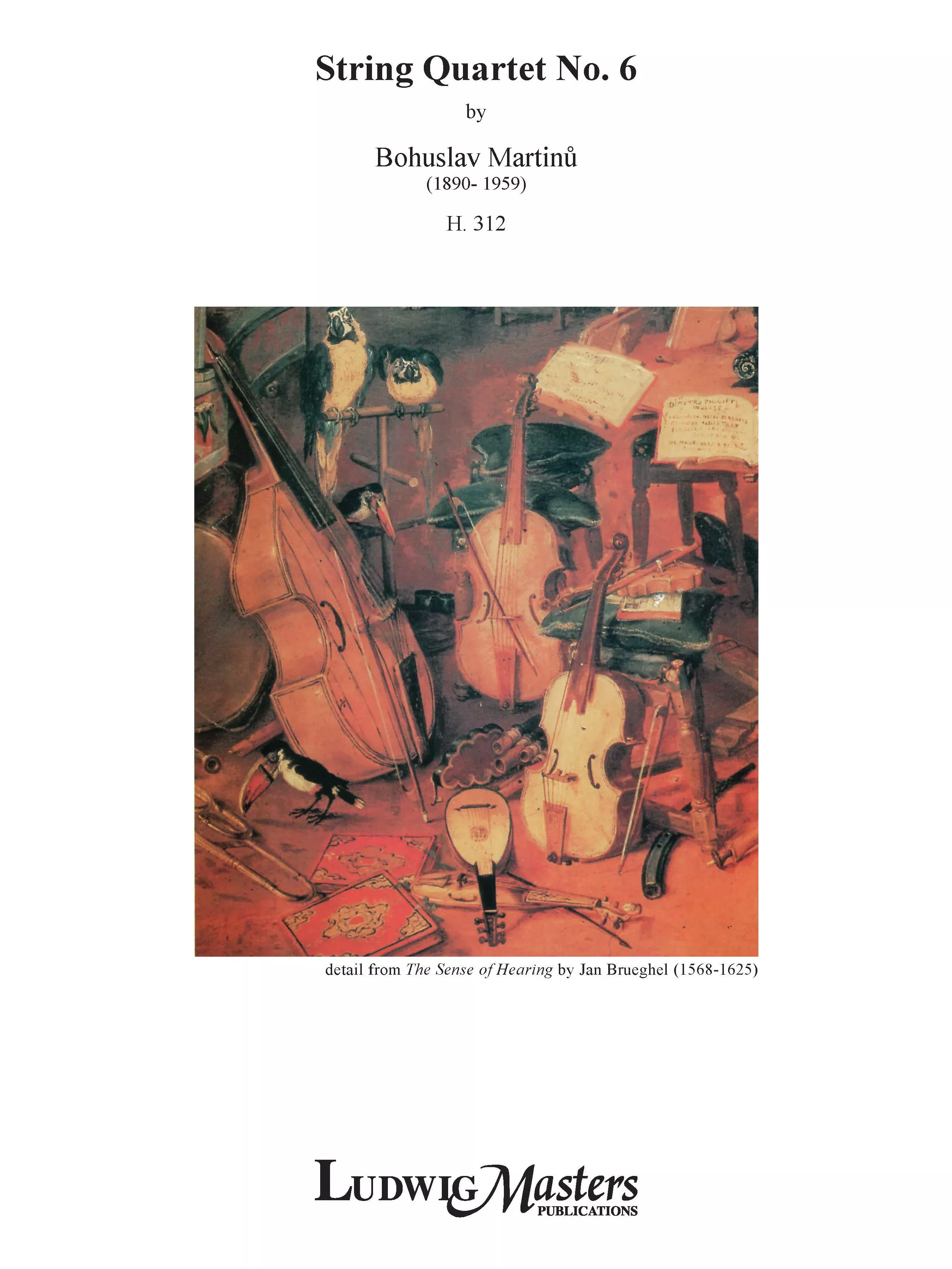 String Quartet No. 6, H. 312: String Duo & Ensemble, Quartet, Parts