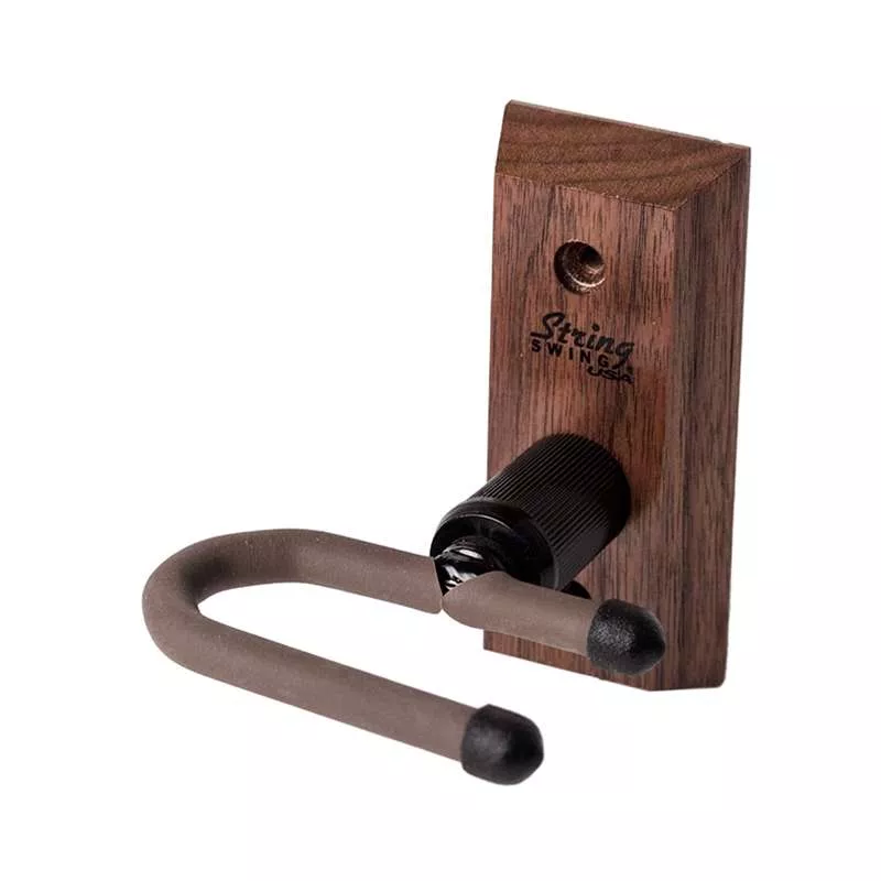 String Swing CC01D-BW Wall Mount Dulcimer Hanger - Black Walnut