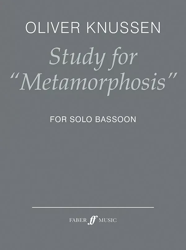 Study for "Metamorphosis": Bassoon Book