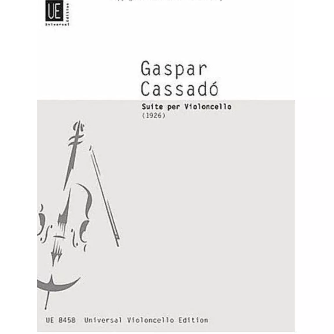 Suite for Solo Cello - Gaspar Cassado