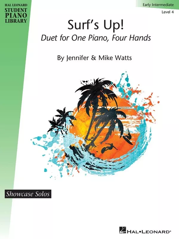 SURFS UP! HAL LEONARD STUDENT PIANO LIBRARY SHOWCASE DUET
