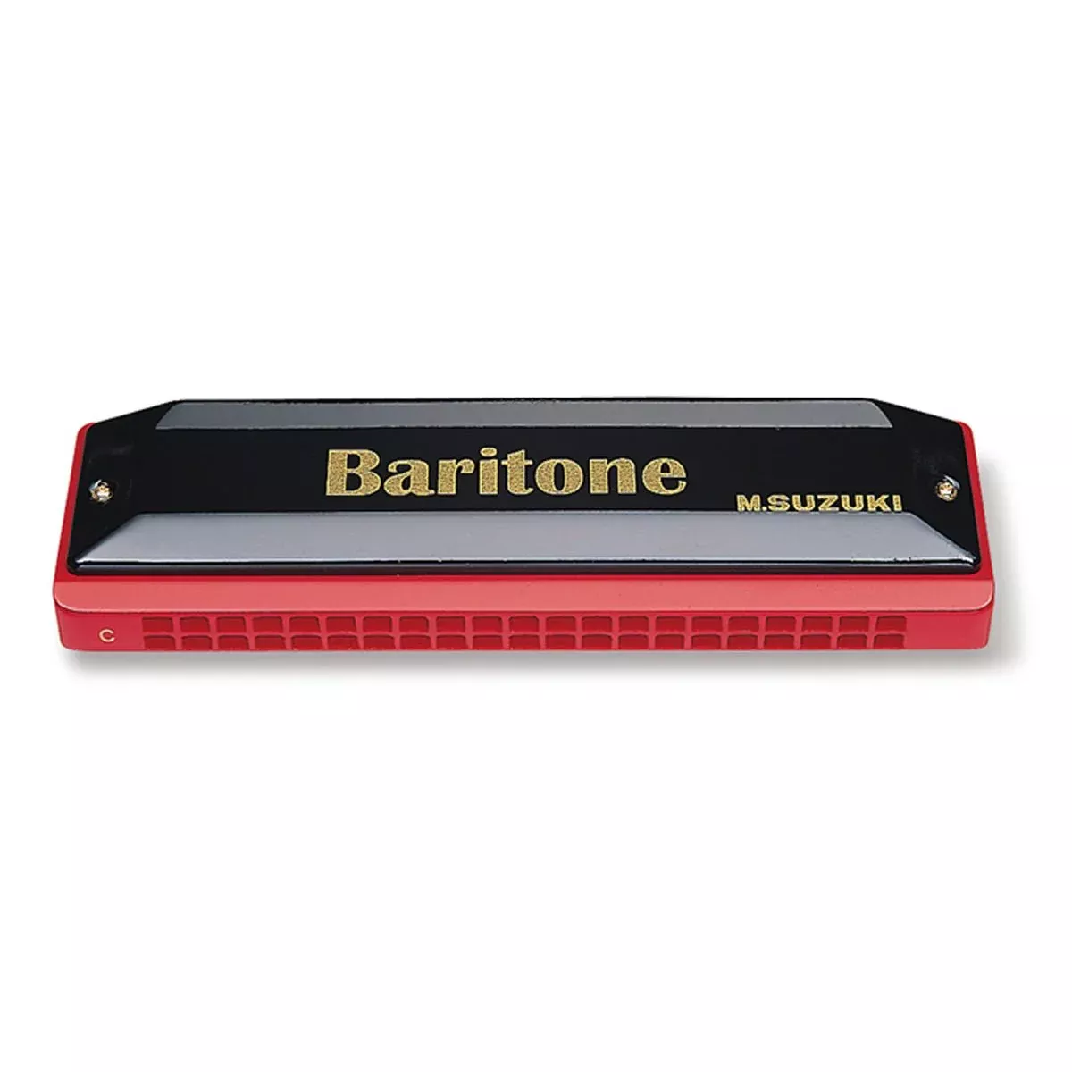 Suzuki 21-hole baritone tremolo harmonica in C (SBH-21C)