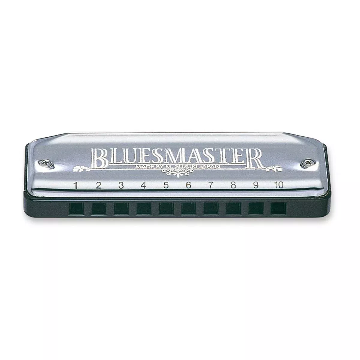 Suzuki Bluesmaster 10-hole diatonic harmonica set (G, A, Bb, C, D, F) (MR-250SN)