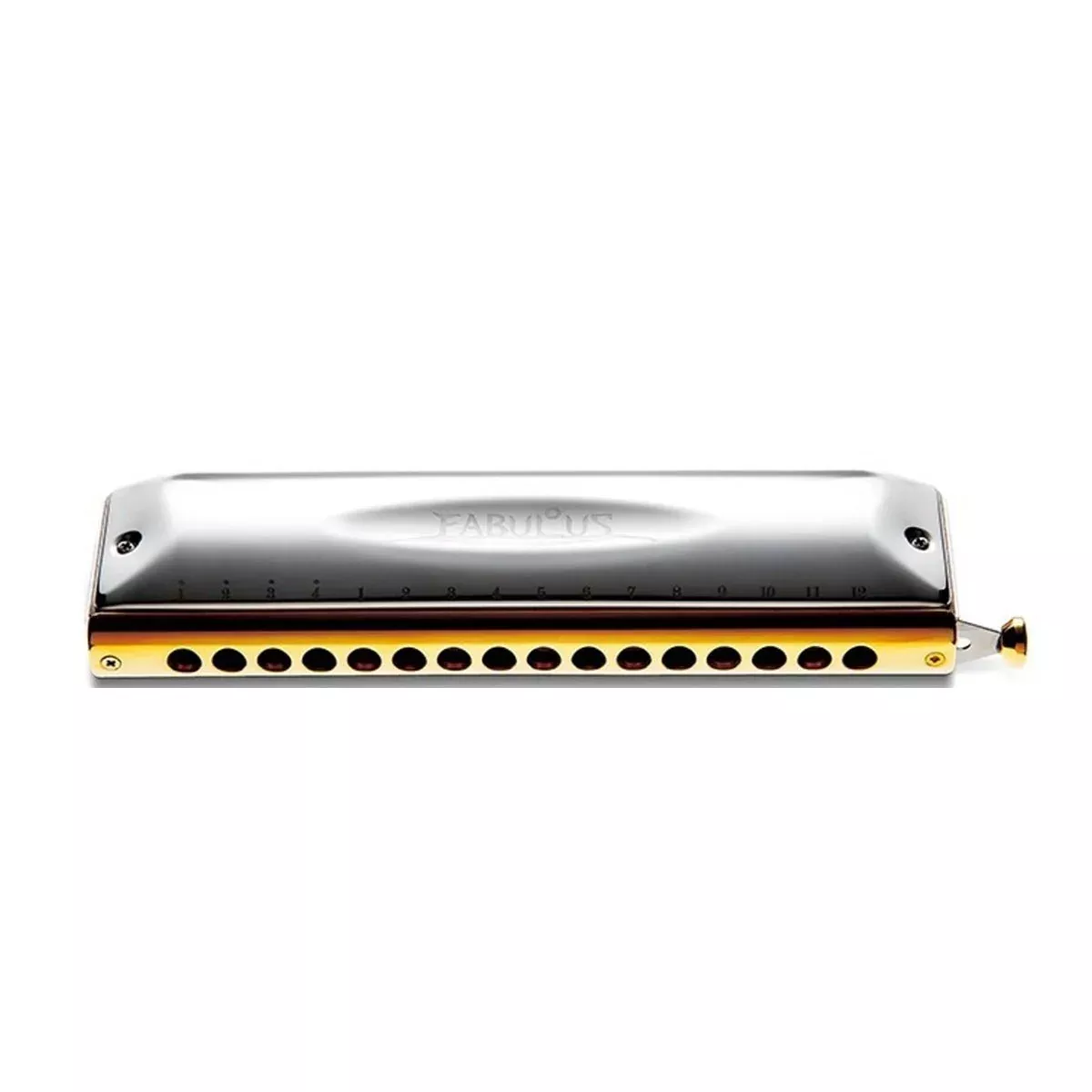 Suzuki Fabulous 16-hole chromatic harmonica – C (F-64C)