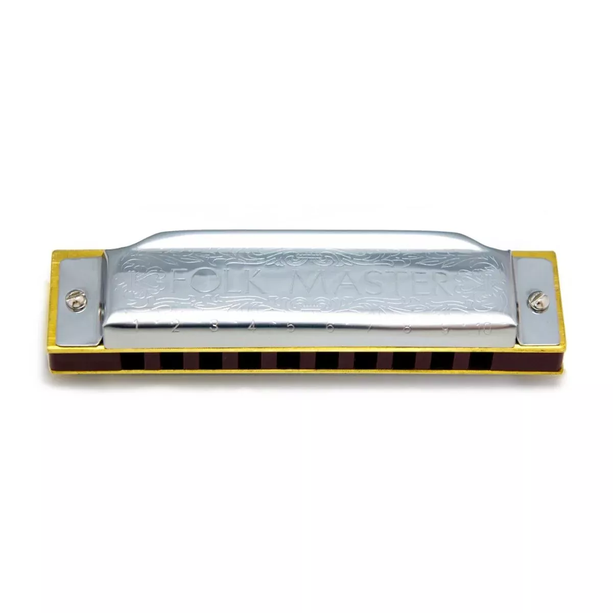 Suzuki Folkmaster 10-hole diatonic harmonica – G (1072N-G)