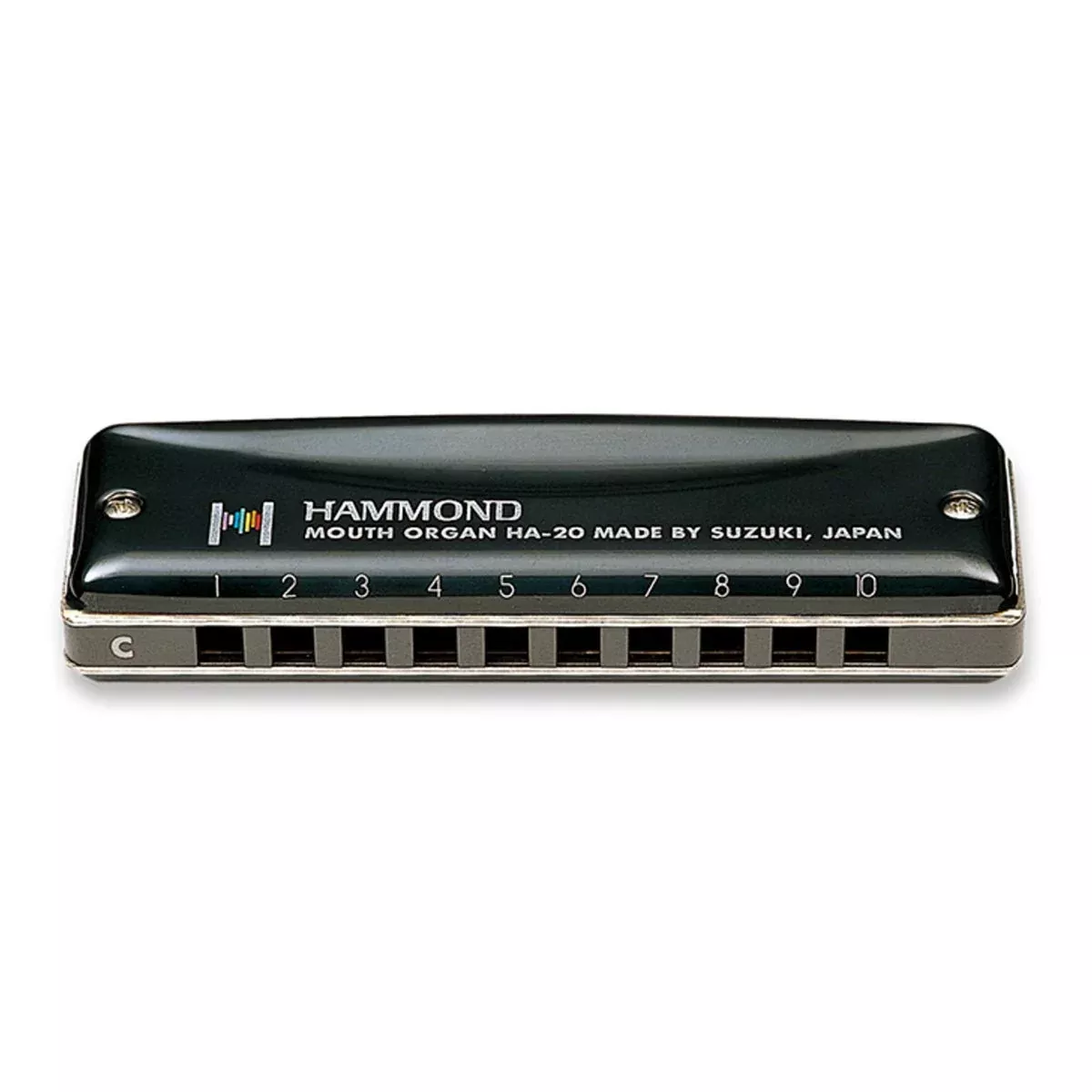 Suzuki Hammond 10-hole diatonic harmonica – Low-F (HA-20LF)