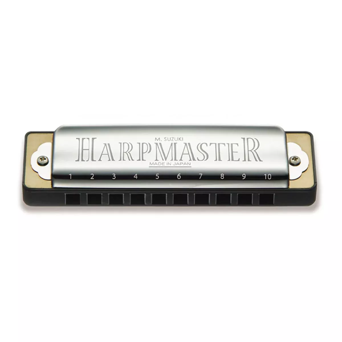 Suzuki Harpmaster 10-hole diatonic harmonica – Low-F (MR-200LF)