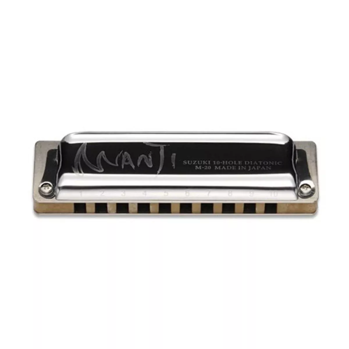 Suzuki Manji 10-hole major 7th harmonica – Low E (M-207THLE)