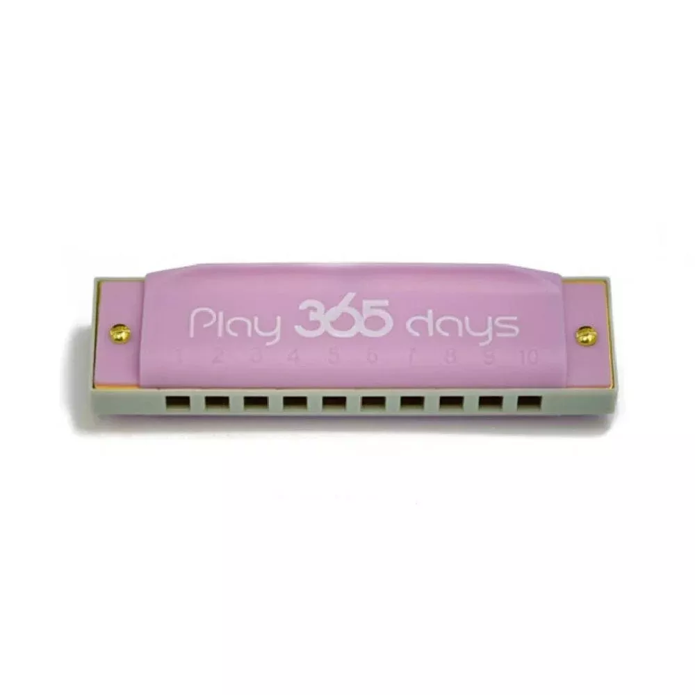 Suzuki Play 365 Days 10-hole diatonic harmonica – Mauve (PLAY365-05)