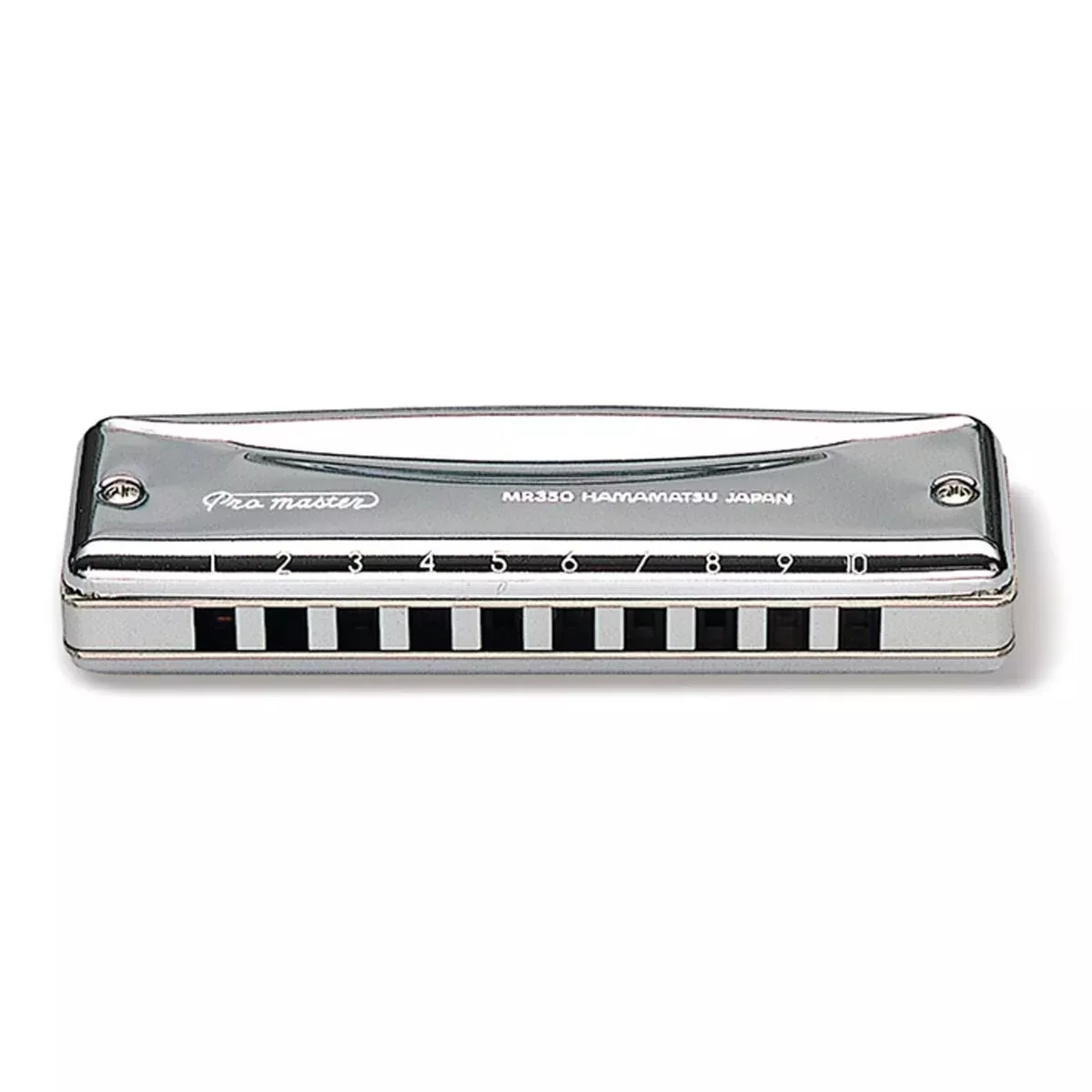 Suzuki Promaster 10-hole diatonic harmonica set (G, A, Bb, C, D, F) (MR-350SN)