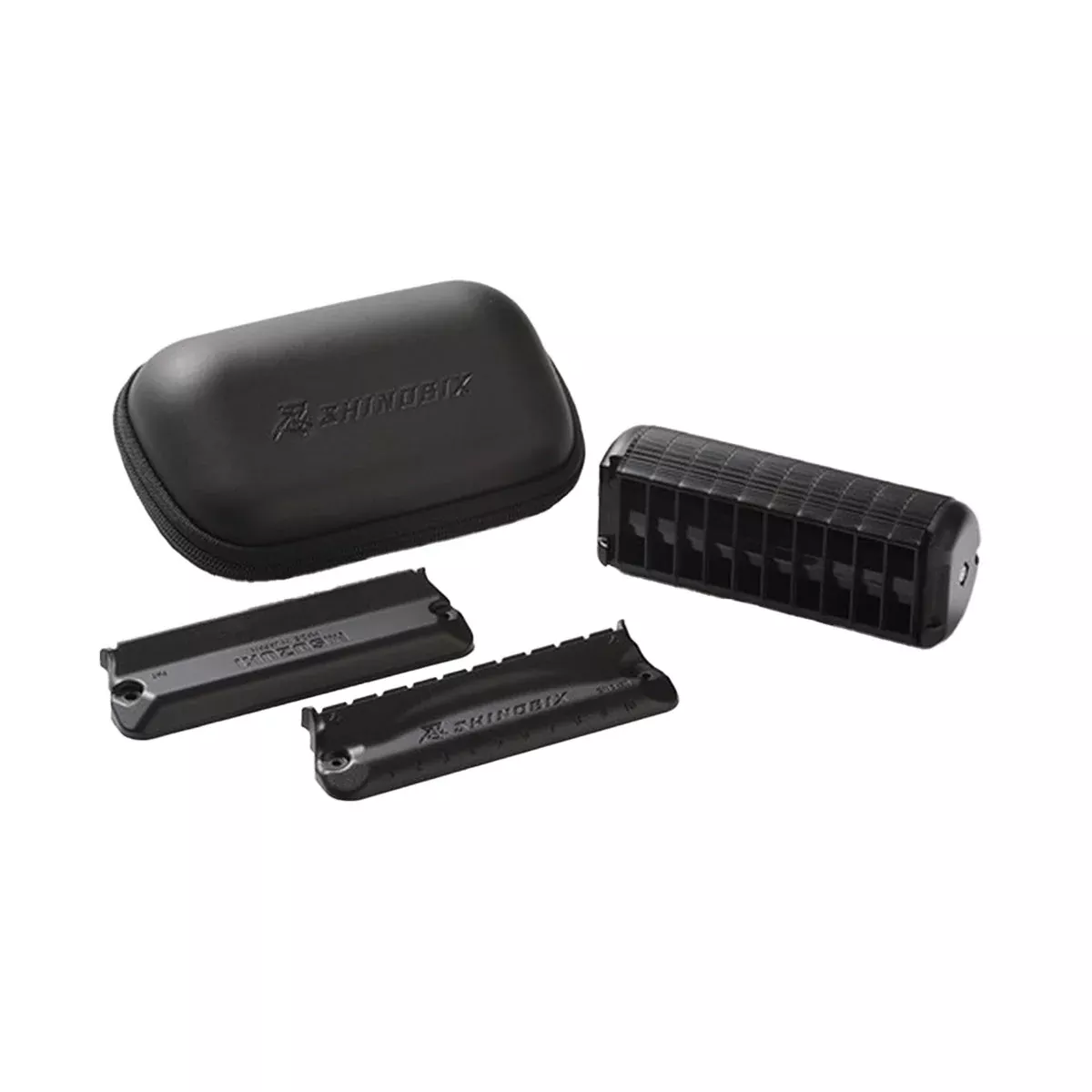 Suzuki SHINOBIX 10-hole diatonic harmonicauser’s set (silencer, cover plates set, screws and case) (SNB-20CVS)