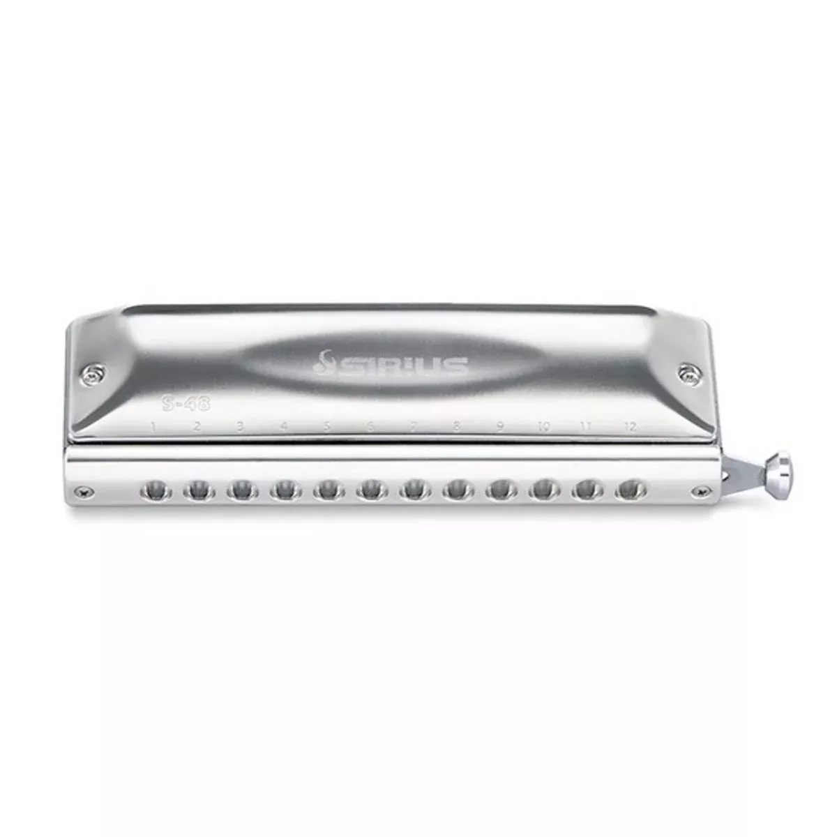 Suzuki Sirius chromatic straight harmonica in C – 12-hole (S-48S)