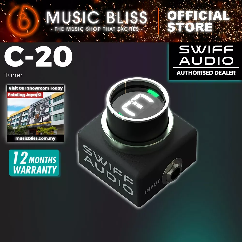 Swiff Audio C20 Mini Guitar Pedal Tuner