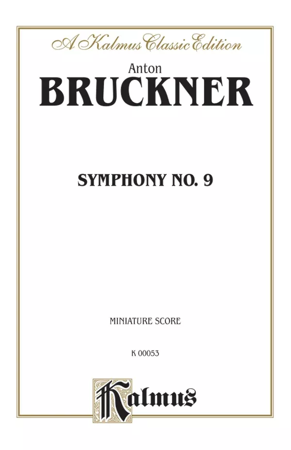 Symphony No. 9: Full Orchestra Miniature Score