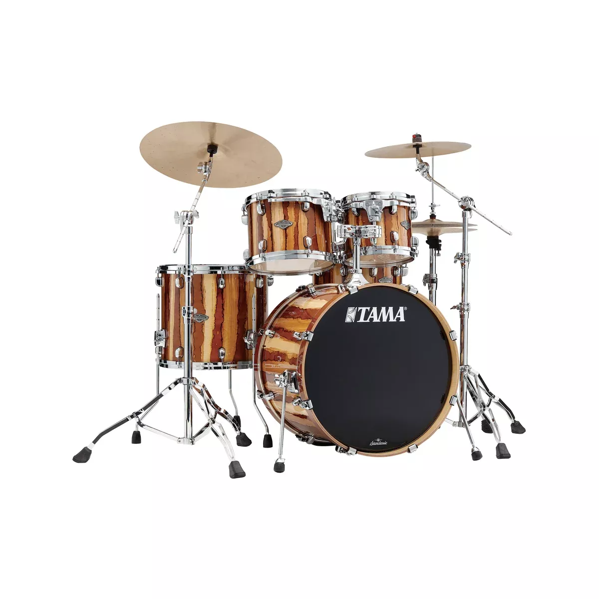 TAMA MBS42S Starclassic Performer 4-Piece Drum Shell Kit, Caramel Aurora