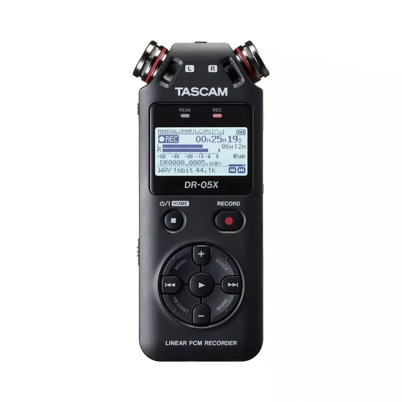 Tascam DR 05X Stereo Handheld Digital Audio Recorder and USB Audio Interface
