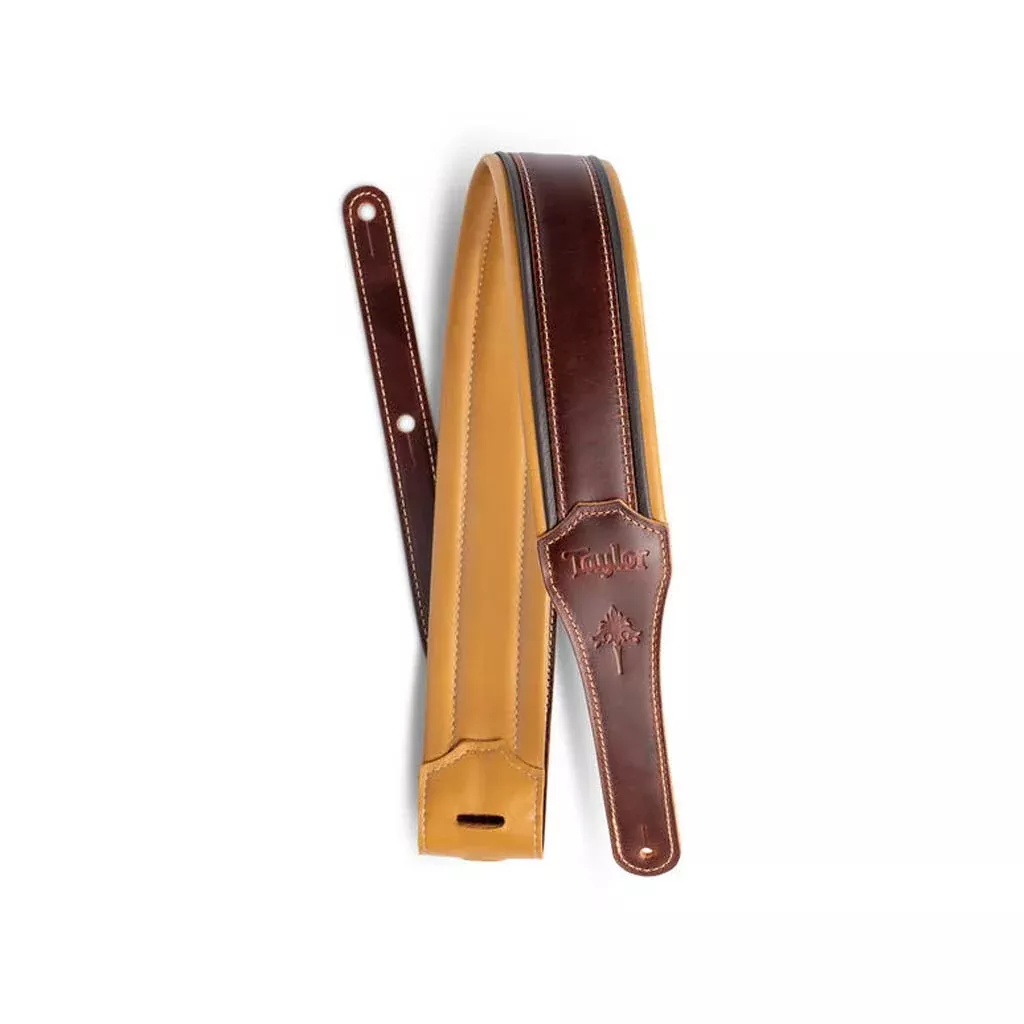 Taylor 2.5" Ascension Leather Guitar Strap, Cordovan