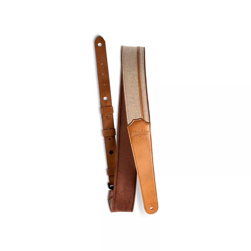Taylor 2.5" Vegan Leather Guitar Strap, Tan