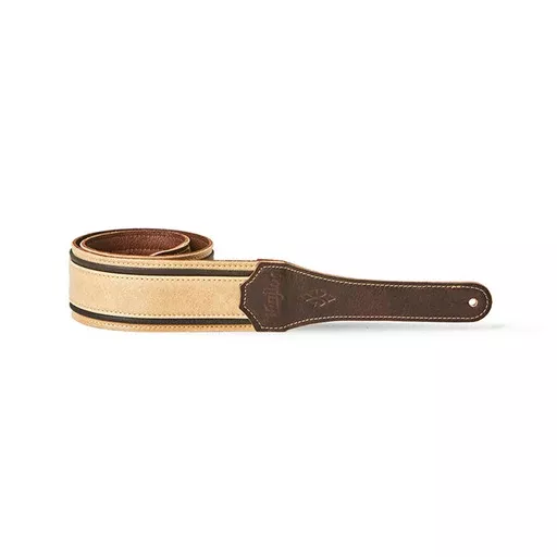 Taylor Reflections 2.5 Leather Guitar Strap, Spruce/Ebony