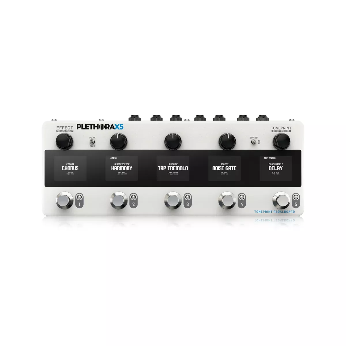 TC Electronic Plethora X5 TonePrint Multi-effects Pedal Board