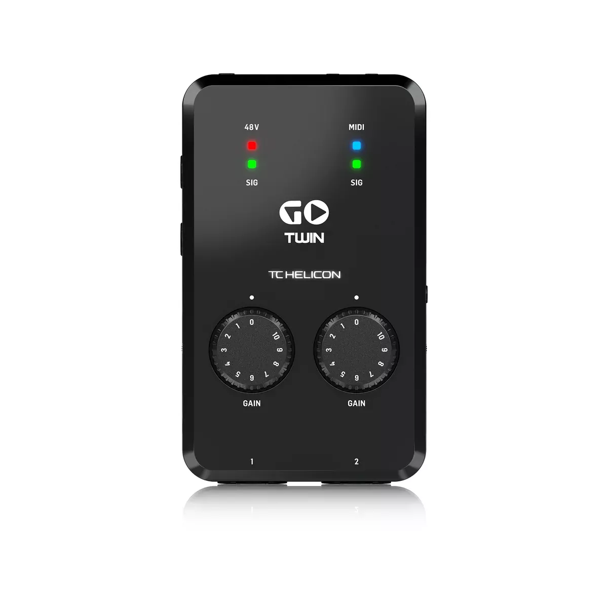 TC Helicon GO TWIN 2-channel Audio/MIDI Interface