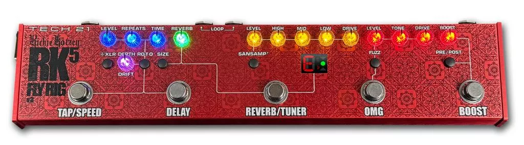 Tech 21 Richie Kotzen RK5 Signature Fly Rig v3 Multi-effects Pedal
