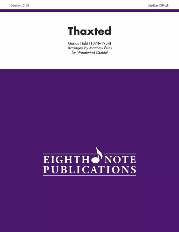 Thaxted: Woodwind Quintet Score & Parts