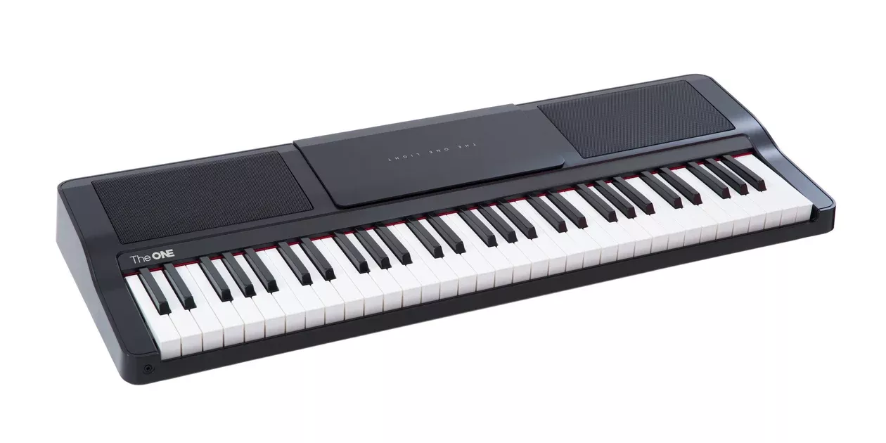 TheONE TOK1 61-Keys Portable Light Keyboard – Black