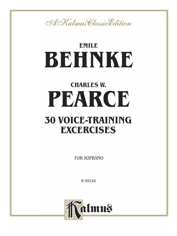 Thirty Voice-Training Exercises: Soprano Voice Book