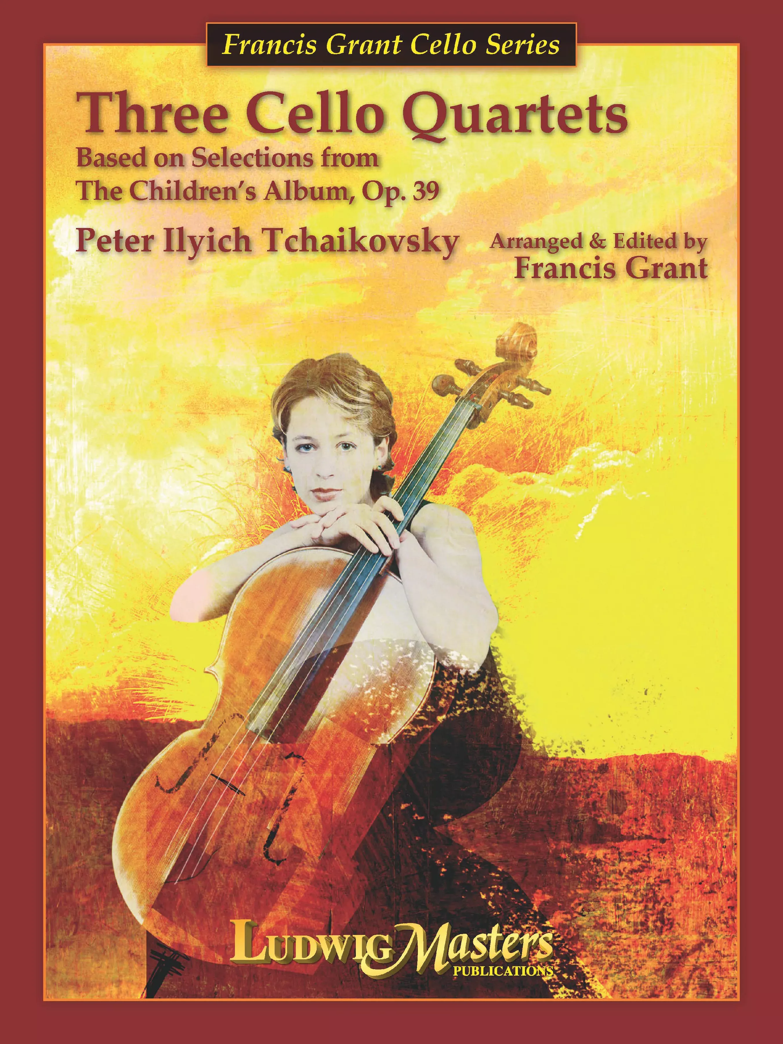 Three Cello Quartets: Cello, Quartet, Score and parts