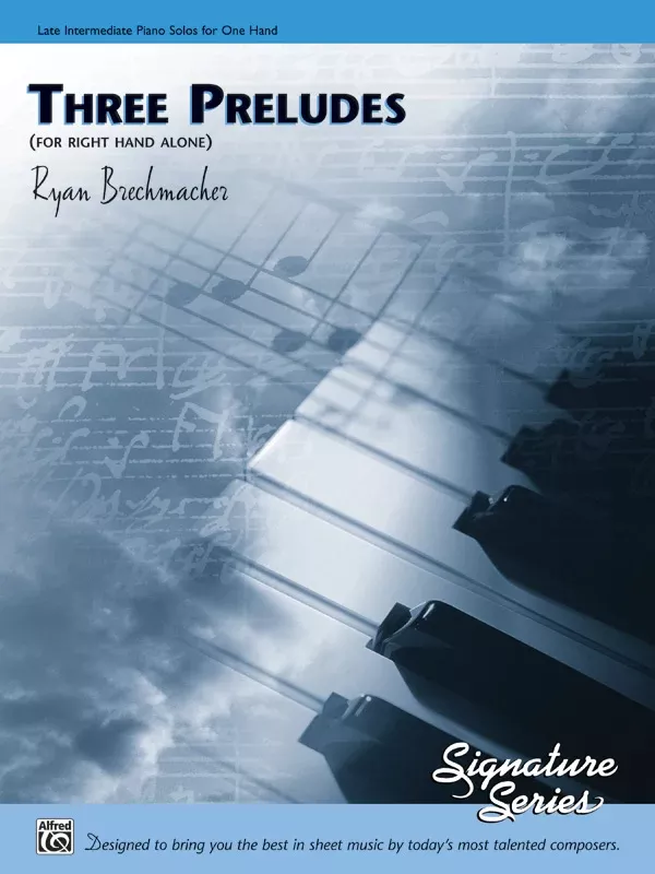 Three Preludes (for right hand alone): Piano Sheet