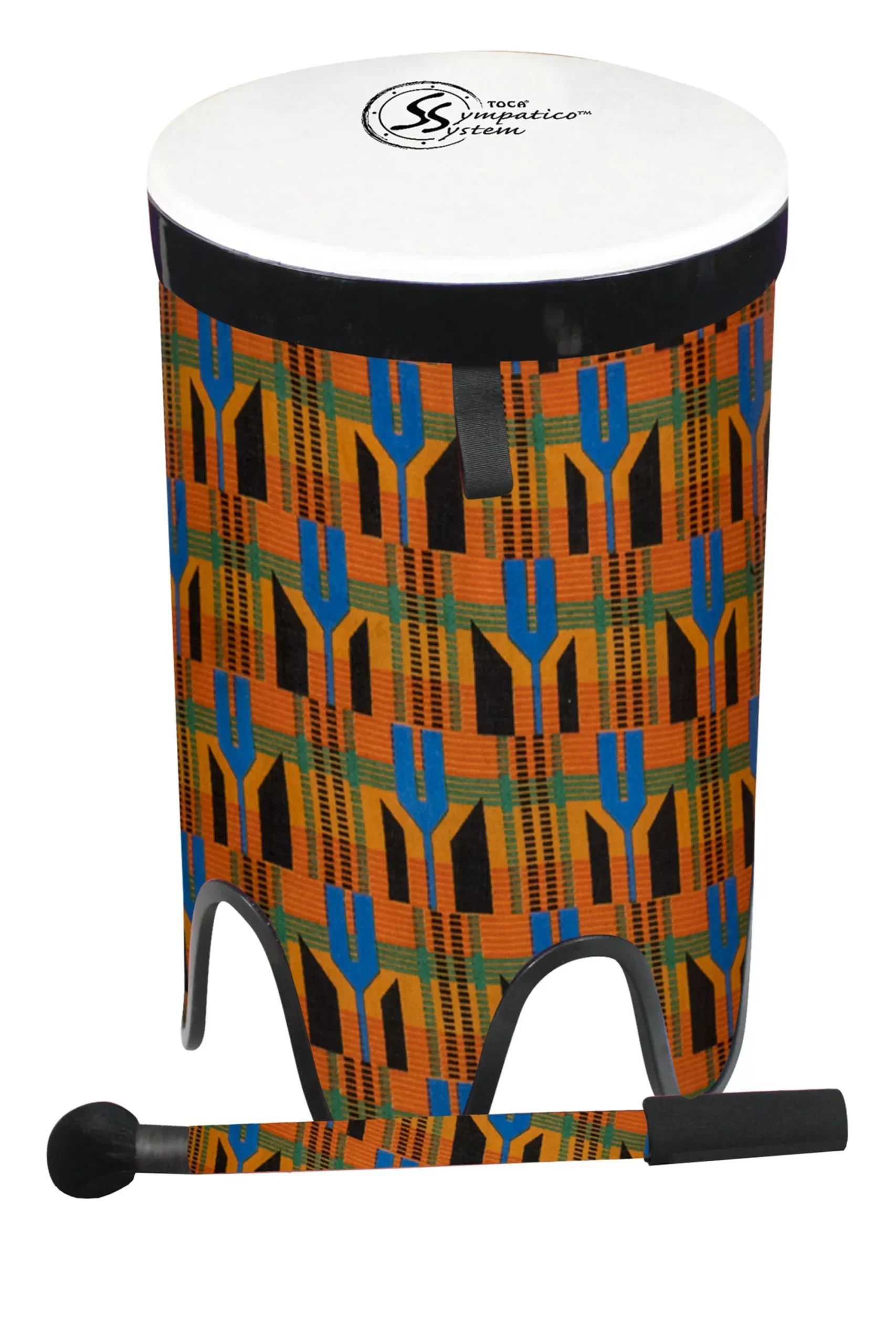 Toca Freestyle II 14″ Nesting Tom Tom Drum – Kente Cloth