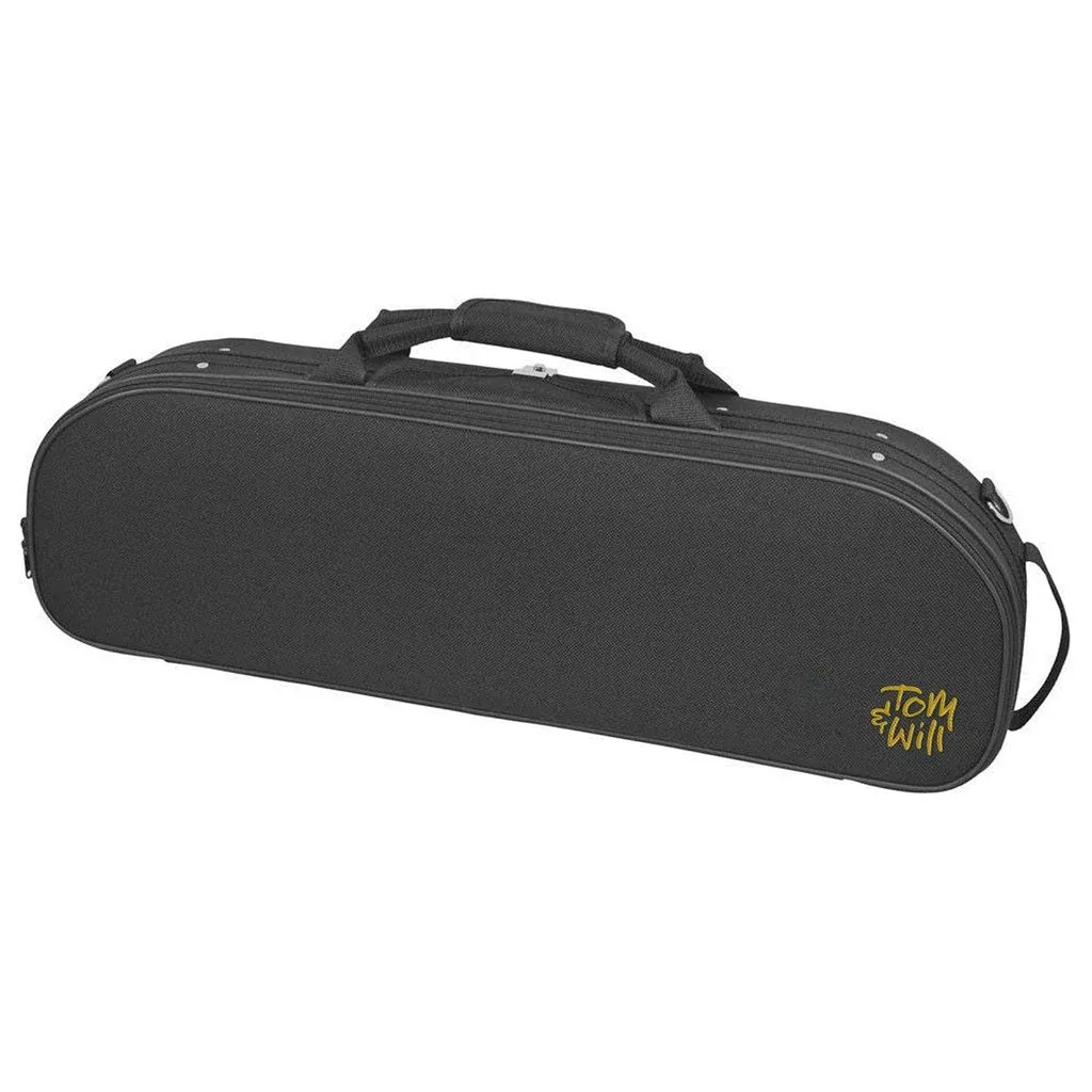 Tom & Will Oval violin gig case - Black (44VL44-600)