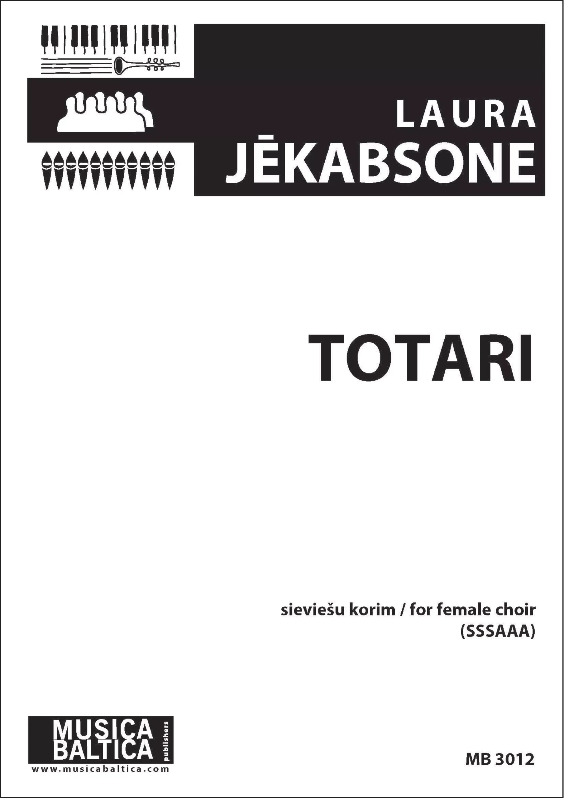 Totari (Upper Voices): Upper Voices (SSSAAA)