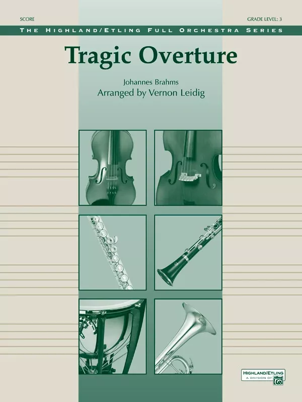 Tragic Overture: Full Orchestra Conductor Score & Parts