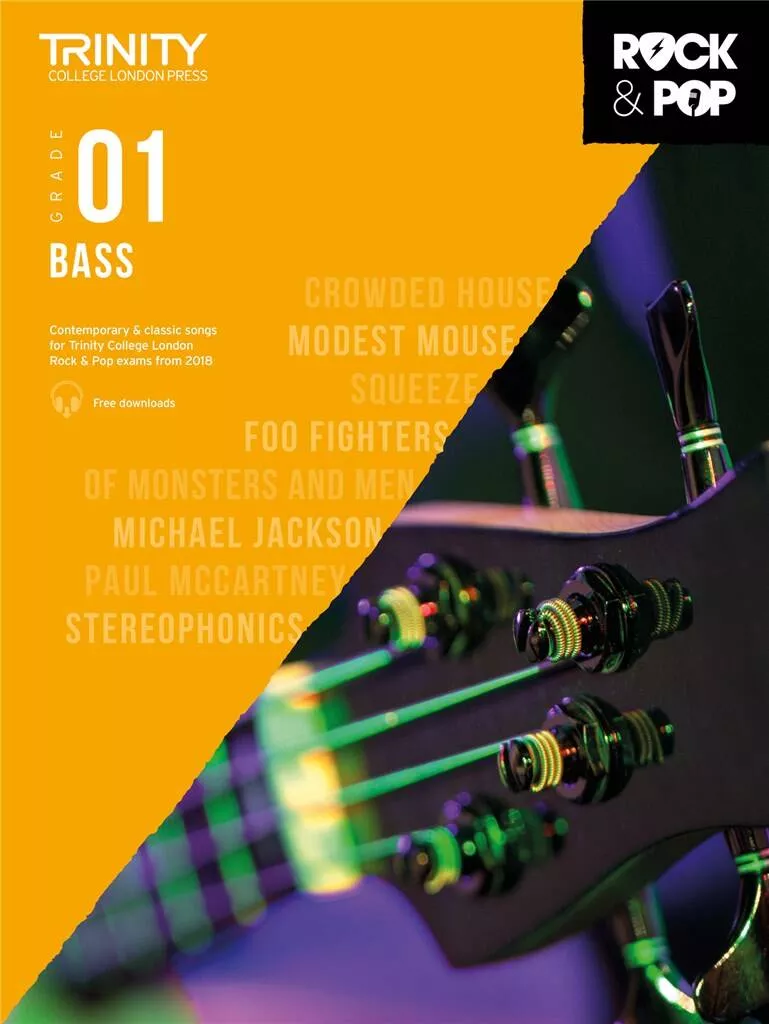 Trinity Rock & Pop Bass Grade 1 Book