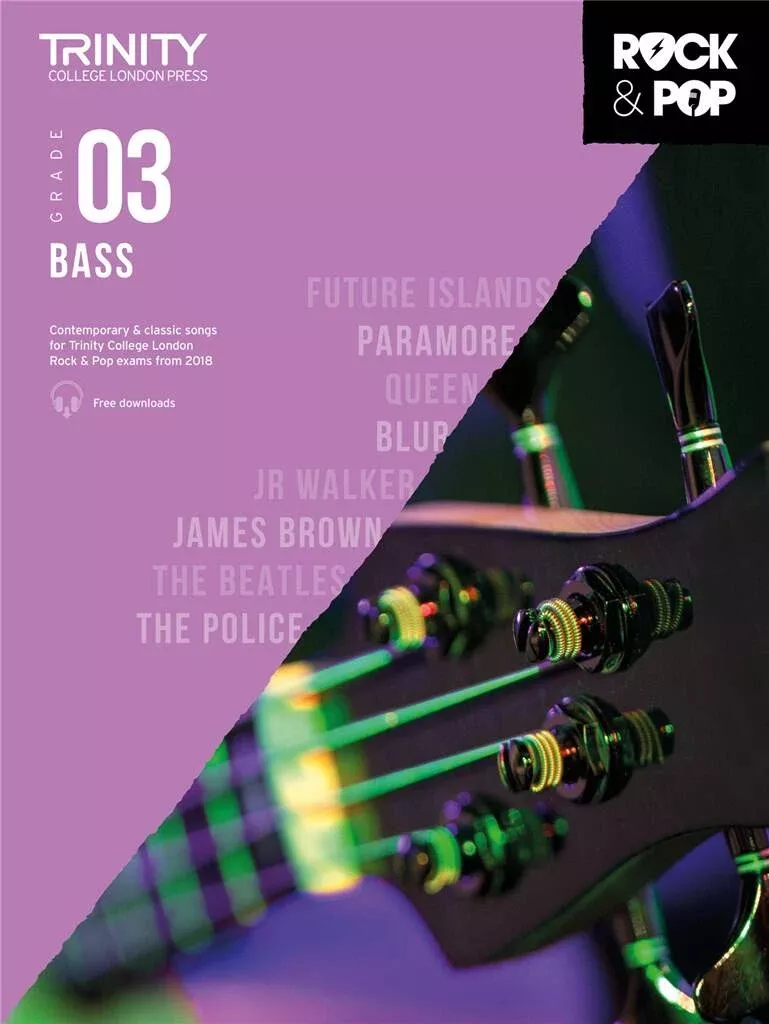 Trinity Rock & Pop Bass Grade 3 Book
