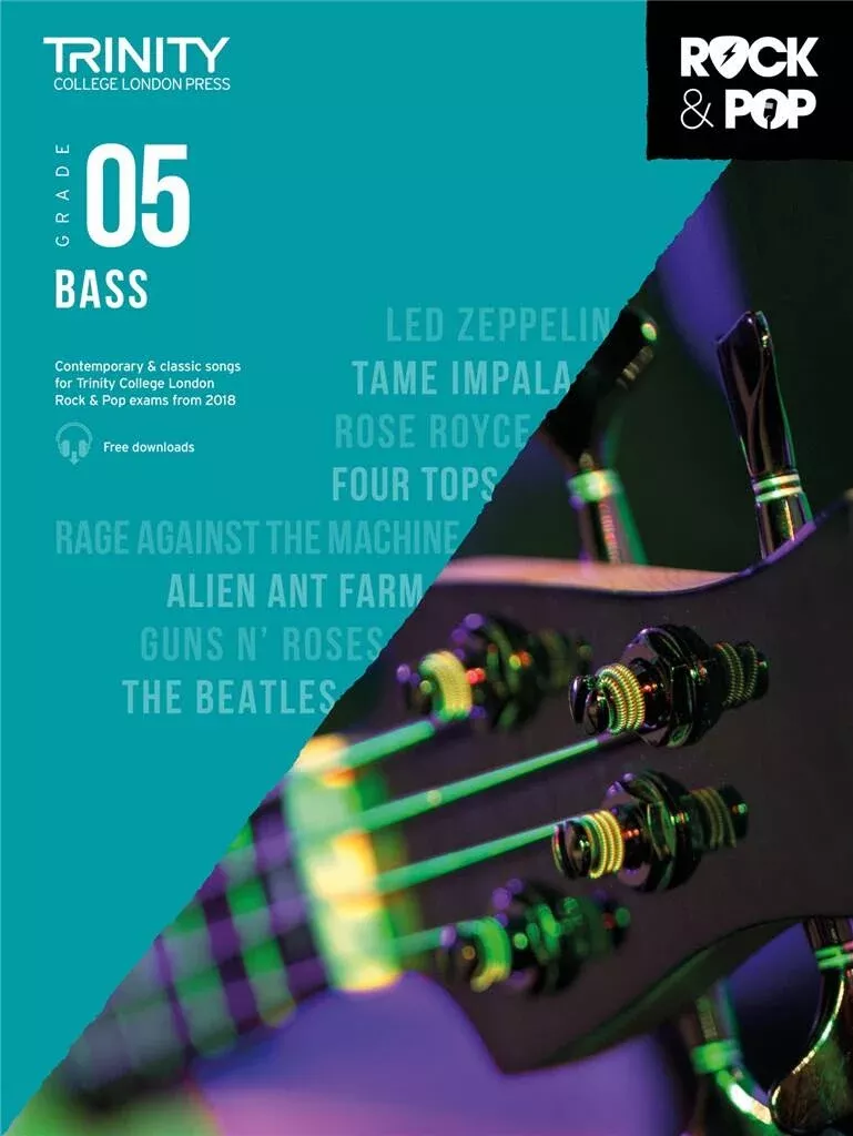 Trinity Rock & Pop Bass Grade 5 Book