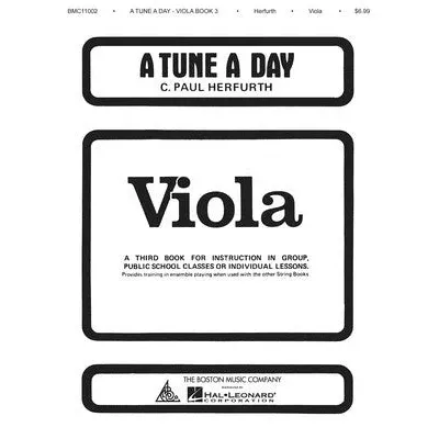 A Tune a Day Viola Bk 3