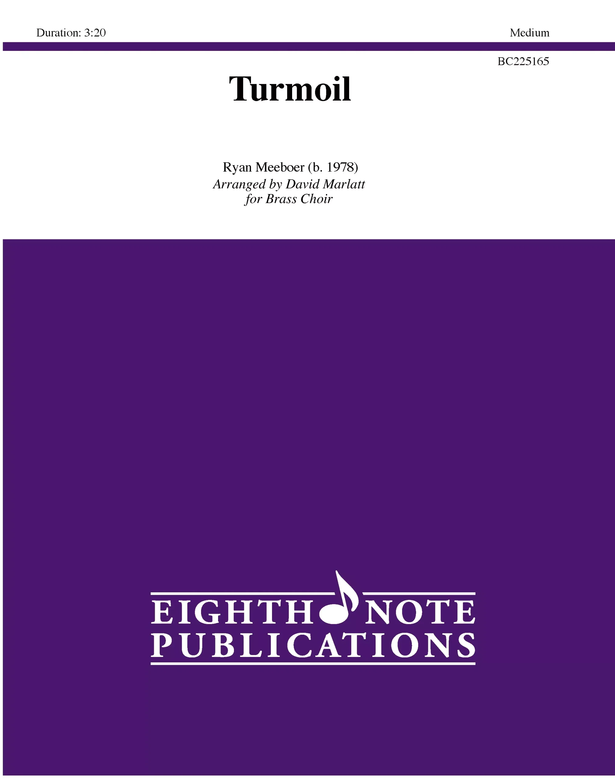 Turmoil: Brass Choir Score & Parts