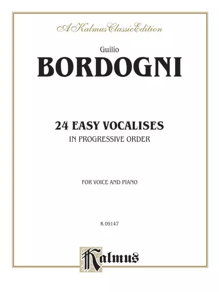 Twenty-Four Easy Vocalises in Progressive Order: Vocal Book