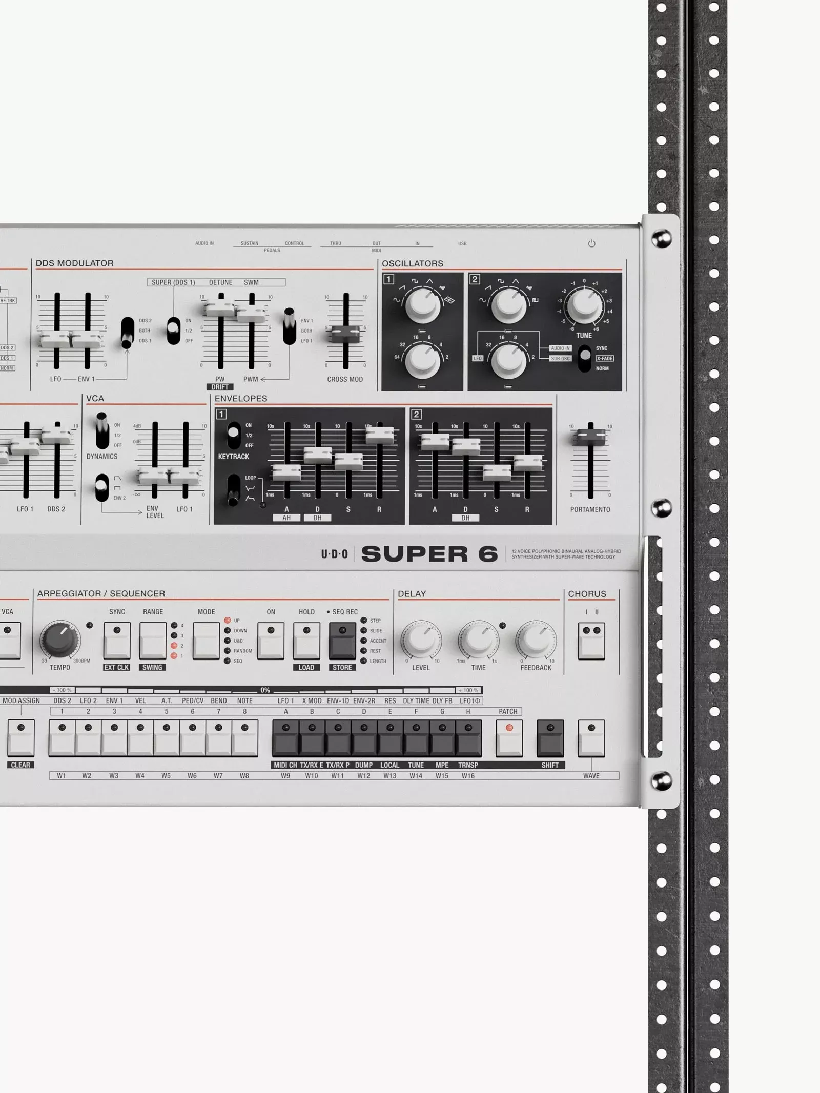 UDO AUDIO SUPER 6 7U RACK EARS