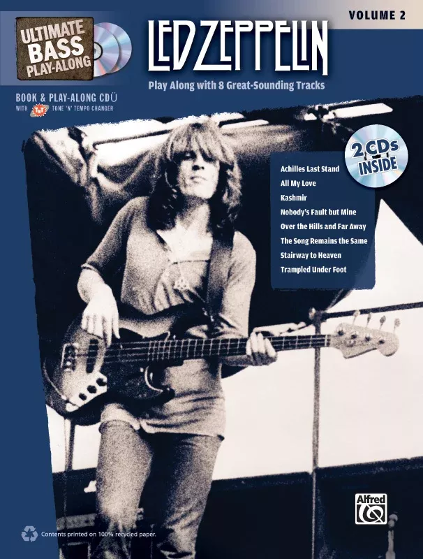Ultimate Bass Play-Along: Led Zeppelin, Volume 2: Authentic Bass TAB Book & 2 CDs