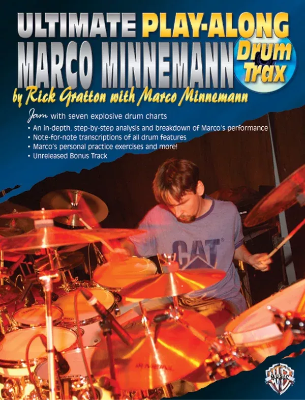 Ultimate Play-Along Drum Trax: Marco Minnemann: Drumset Book & 2 CDs
