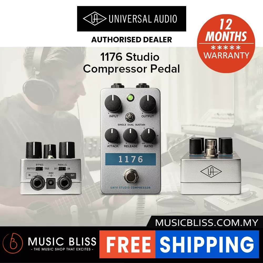 Universal Audio UAFX 1176 Studio Compressor Pedal