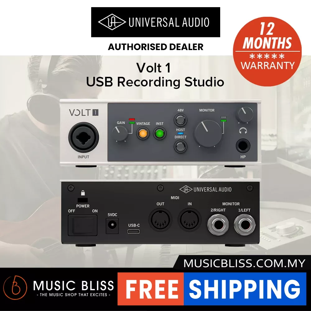 Universal Audio Volt 1 USB-C Audio Interface